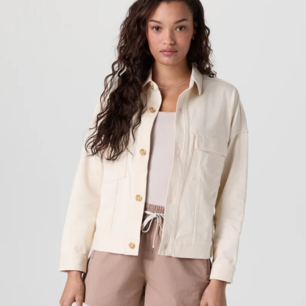 NWT Vuori Women's Mackenzie Jacket in Natural